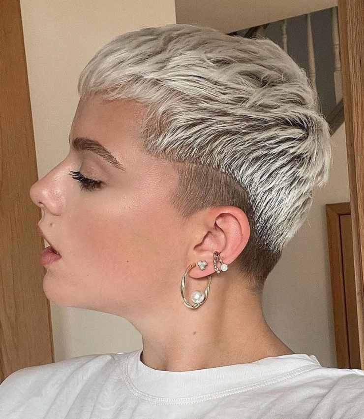 pixie cut mascolino