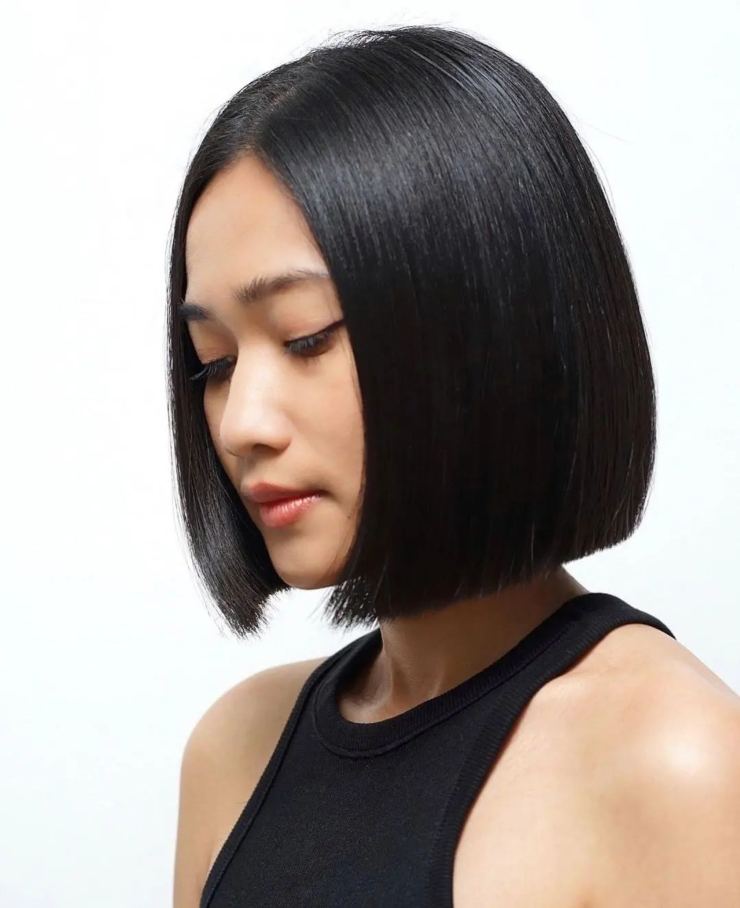 bob hair nero