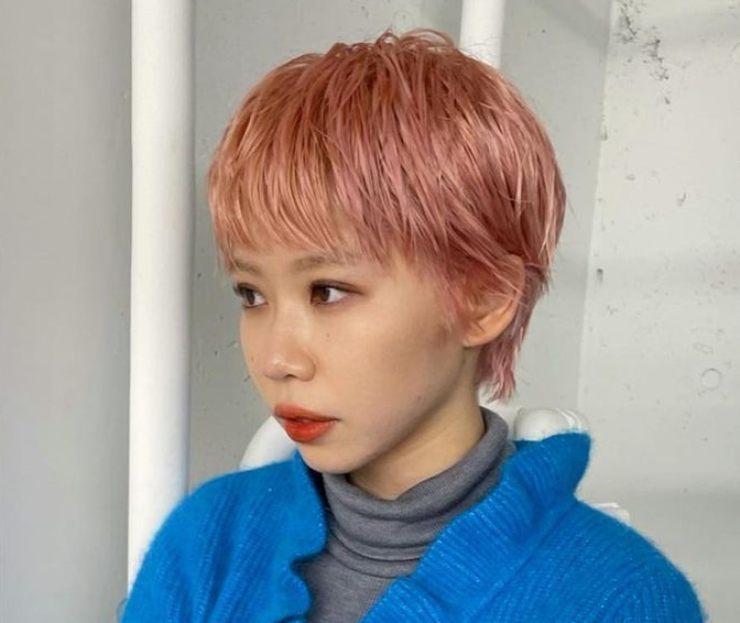 viso ovale look Pixie