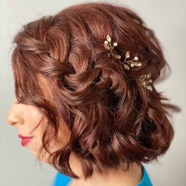 acconciature sposa capelli corti