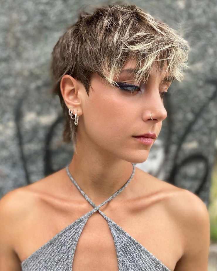 Mixie cut pixie