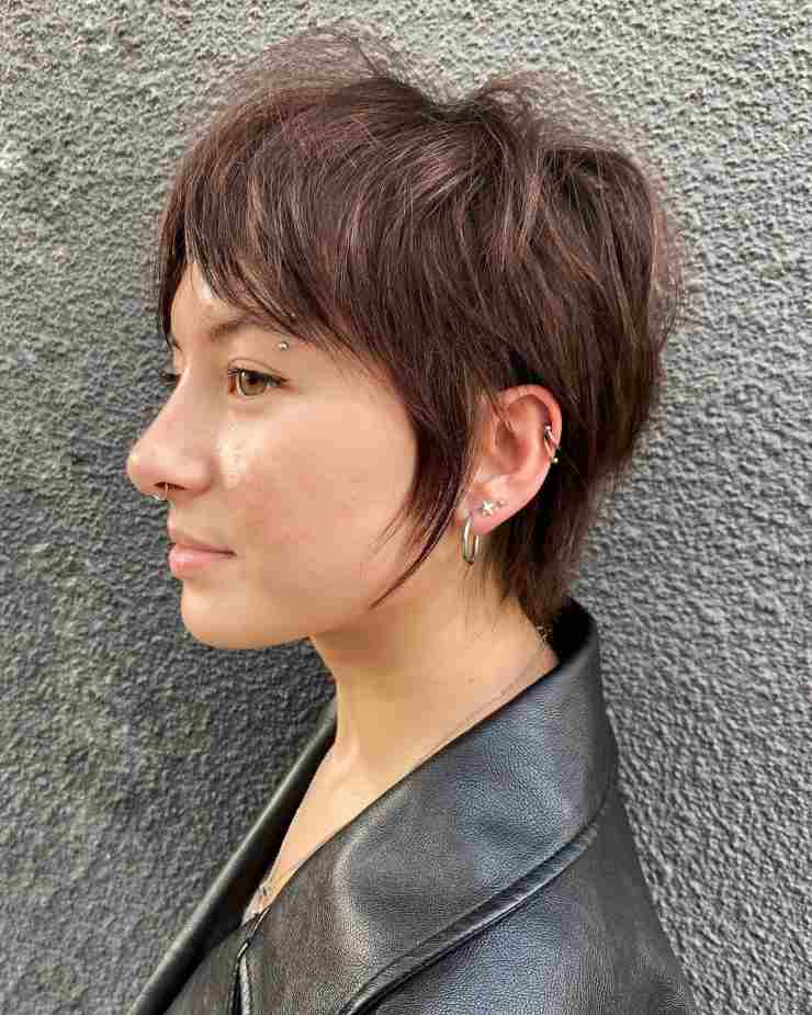 Bixie cut taglio corto nero