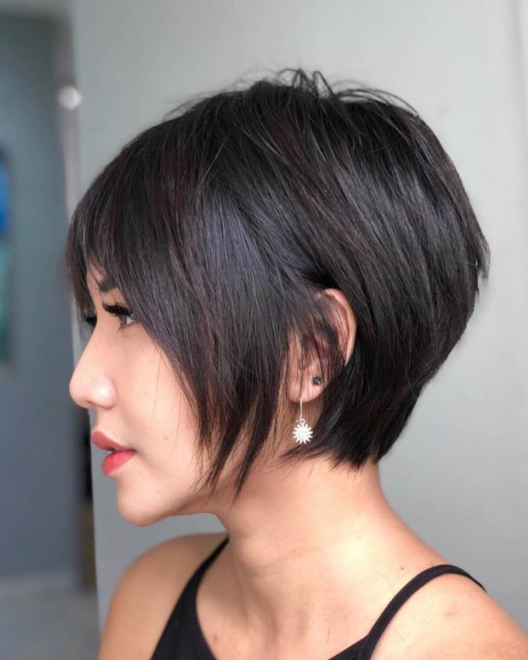 Bixie cut taglio corto nero