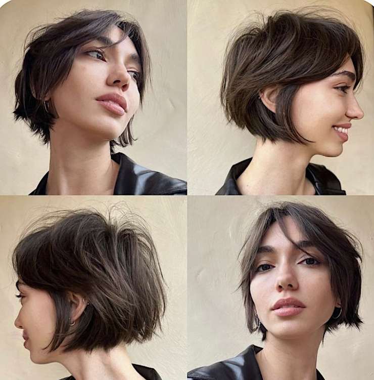 Bixie cut taglio corto nero