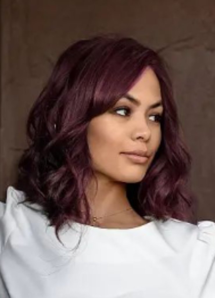 ragazze basse hair bob bordeaux