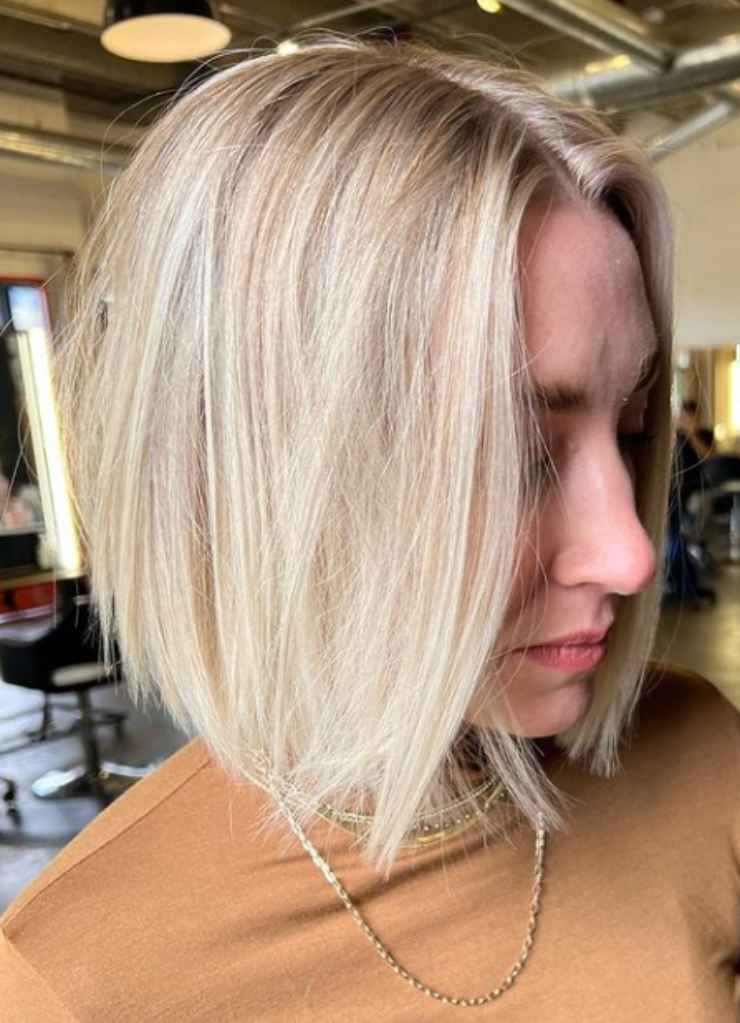 valorizzare un viso ovale hair bob