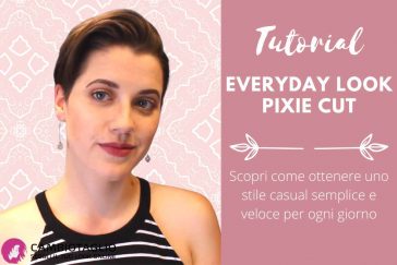 pixie cut styling tutorial semplice everyday look