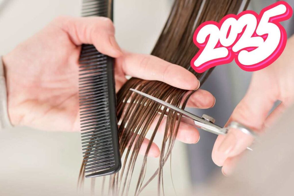 Parrucchiere taglia capelli e scritta 2025